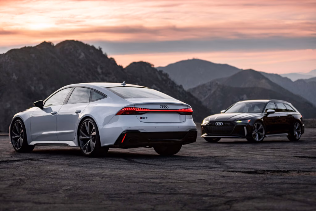 Zwei Audis vor Alpenpanorama – Wagenthaler Performance