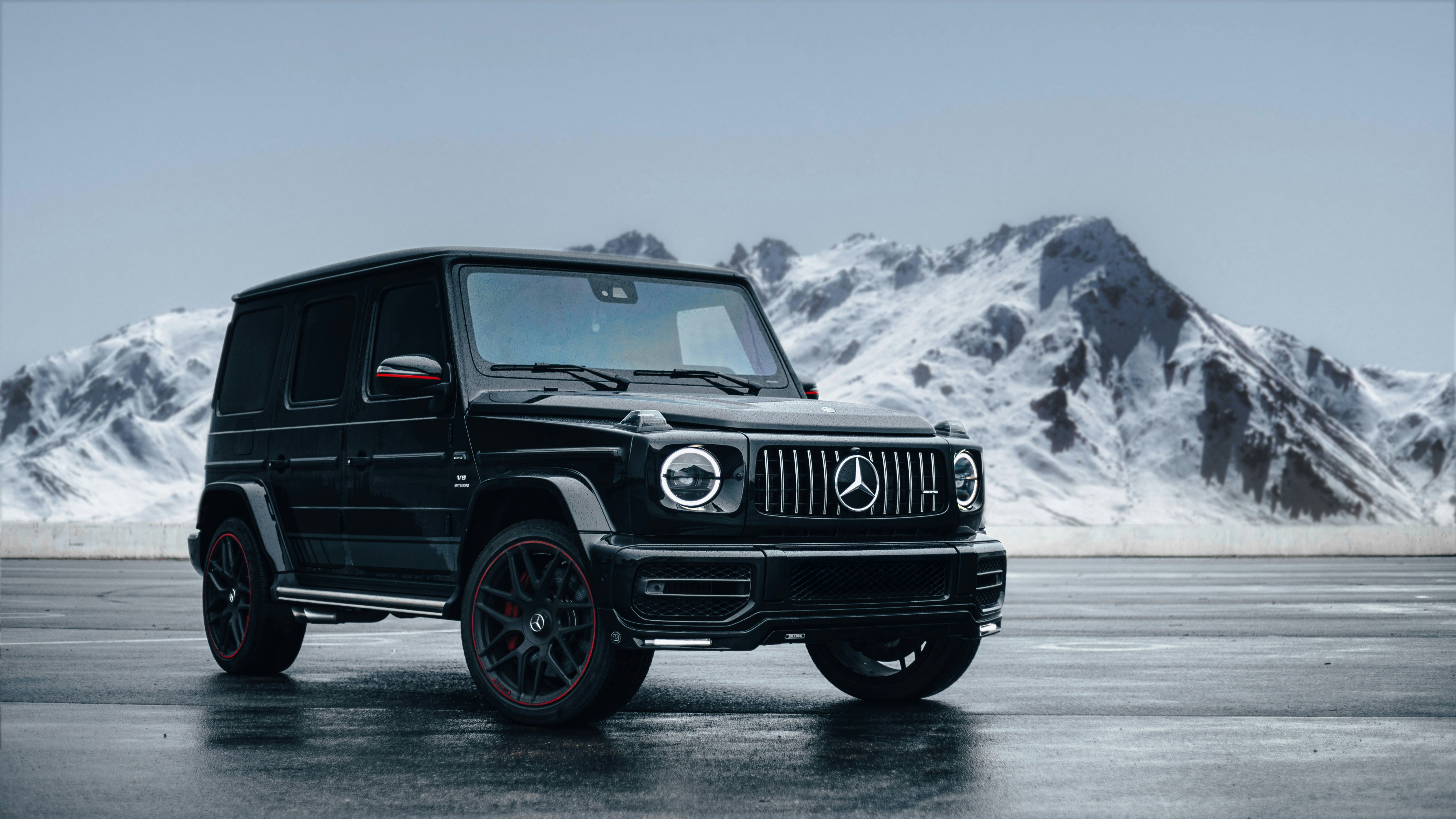 Mercedes G-Klasse vor Bergpanorama – Mercedes Spezialwerkstatt München